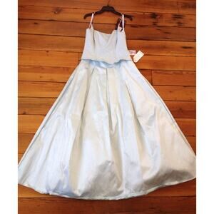 New Niki Livas Lt Blue Prom Quinceanera Formal Dress Ball Gown USA Union Made 12